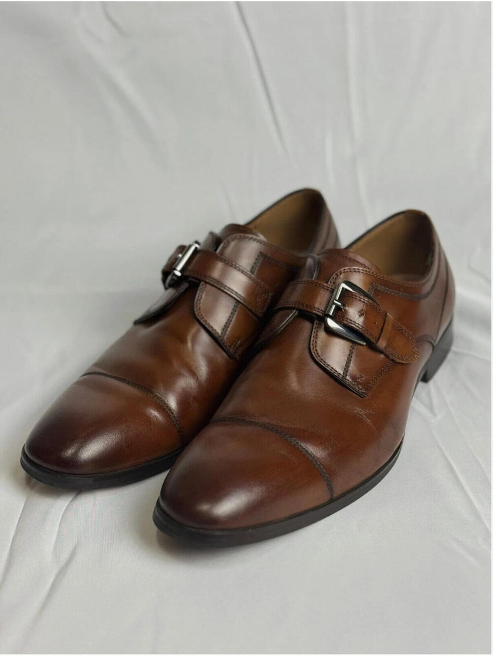 Steve Madden Covet Mens Leather Dress Loafer Size 7.5